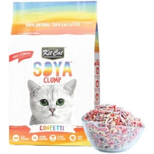 Kit Cat 2.8kg Soya Clump Cat Litter - Confetti