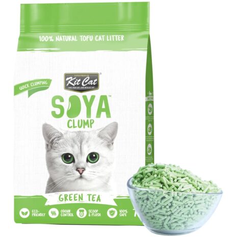 Kit Cat 2.8kg Soya Clump Cat Litter - Green Tea