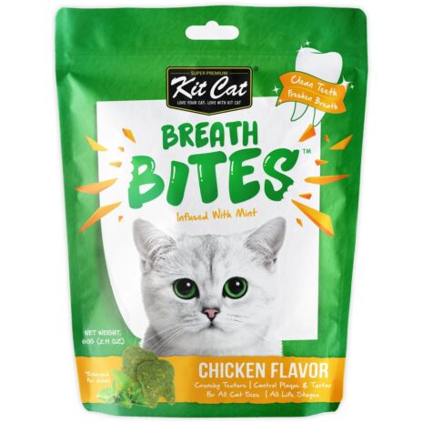 Kit Cat BreathBites Cat Treats - Chicken