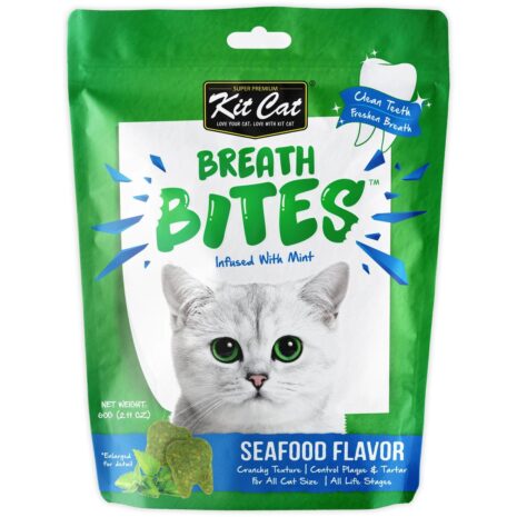 Kit Cat BreathBites Cat Treats - Seafood