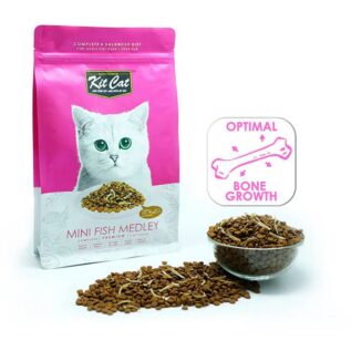 Kit Cat Mini Fish Medley Dry Cat Food
