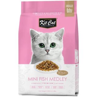 Kit Cat Mini Fish Medley Dry Cat Food