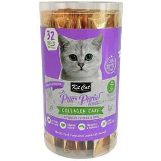 Kit Cat Purr Puree Plus+ Collagen Care Cat Treat Bulk