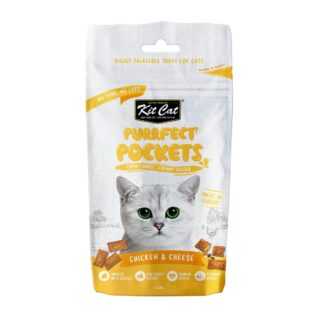 Kit Cat Purrfect Pockets Cat Treats - Chicken & Cheese