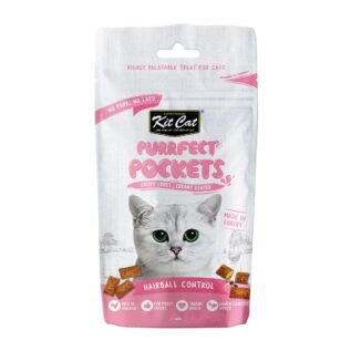 Kit Cat Purrfect Pockets Cat Treats - Hairball Control
