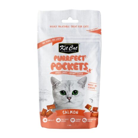Kit Cat Purrfect Pockets Cat Treats - Salmon