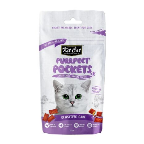 Kit Cat Purrfect Pockets Cat Treats - Sensitive Care