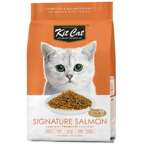 Kit Cat Signature Salmon Beautiful Hair Dry Cat Food