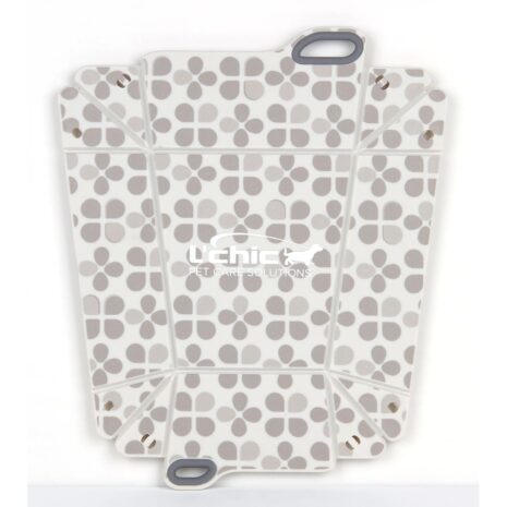 L'Chic Chop2Bowl Pet Bowl - Grey