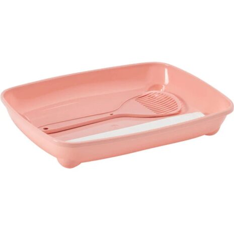 Moderna Kitten Litter Box Starter Kit - Soft Pink