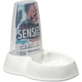 Moderna Sensiflo Cat Food Dispenser - White