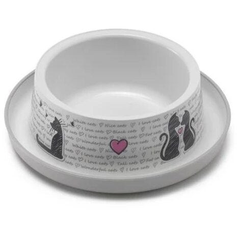 Moderna Trendy 350ml Pet Bowl - Cats In Love