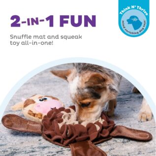 Nina Ottosson Snuffle Palz Cow Interactive Dog Toy