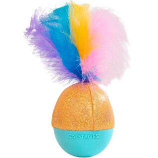 Petstages Whack N' Wobble Ball Cat Toy