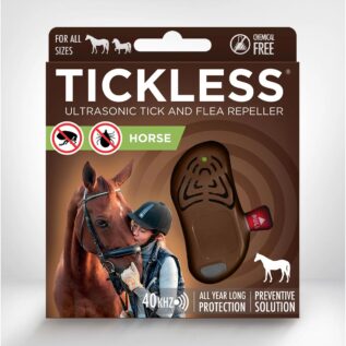 Tickless Horse Ultrasonic Tick & Flea Repellent - Brown