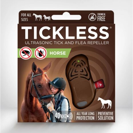 Tickless Horse Ultrasonic Tick & Flea Repellent - Brown