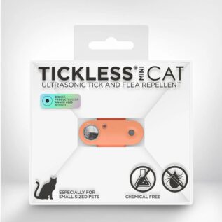 Tickless Mini Cat Ultrasonic Tick & Flea Repellent - Hot Peach