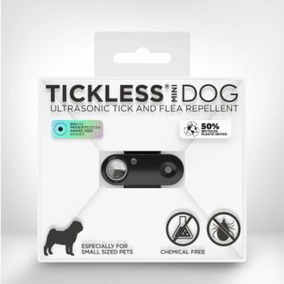 Tickless Mini Dog Ultrasonic Tick & Flea Repellent - Black