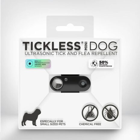 Tickless Mini Dog Ultrasonic Tick & Flea Repellent - Black