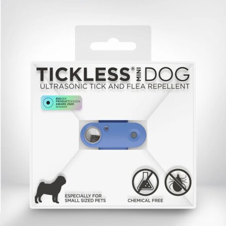 Tickless Mini Dog Ultrasonic Tick & Flea Repellent - Greek Blue