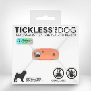 Tickless Mini Dog Ultrasonic Tick & Flea Repellent - Hot Peach