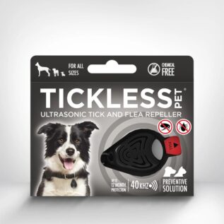 Tickless Pet Ultrasonic Tick & Flea Repellent - Black