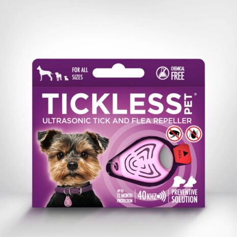 Tickless Pet Ultrasonic Tick & Flea Repellent - Pink