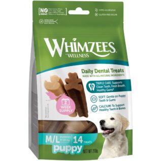 Whimzees Medium/Large Puppy Value Bag -14pc