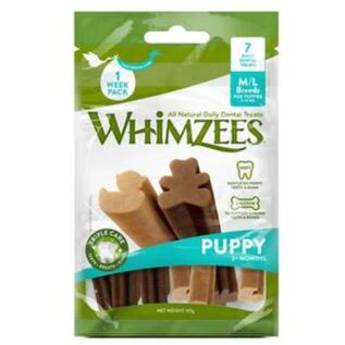 Whimzees Medium/Large Puppy Value Bag -7pc
