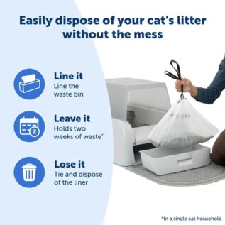 PetSafe ScoopFree Litter Box Waste Bin Liners – 25 Pack 2 PetSafe ScoopFree Litter Box Waste Bin Liners - 25 Pack