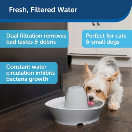 PetSafe Streamside Ceramic Pet Fountain 3 PetSafe Streamside Ceramic Pet Fountain