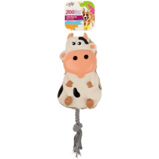 All For Paws Toss'a'Cow Dog Toy