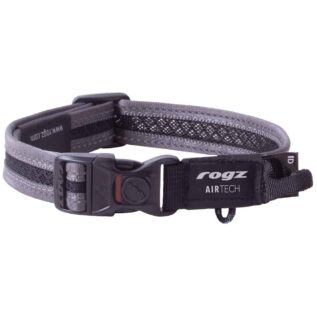 Rogz AirTech Classic Large Collar - Platinum Grey