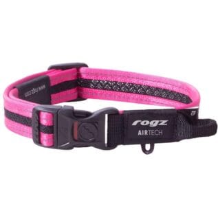 Rogz AirTech Classic Medium Collar - Sunset Pink
