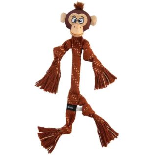 Rogz Scrubz Safari Monkey Dental Rope Toy
