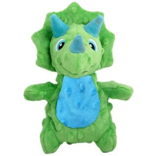 All For Paws My T-Rex Dog Toy Thomas The Mini Triceratops - S