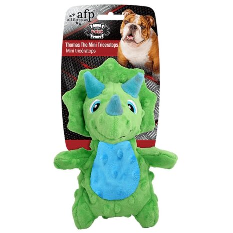 All For Paws My T-Rex Dog Toy Thomas The Mini Triceratops All For Paws My T-Rex Dog Toy Thomas The Mini Triceratops - S