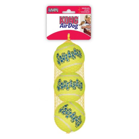 Kong AirDog Yellow SqueakAir Tennis Ball 3 Kong AirDog Yellow SqueakAir Tennis Ball