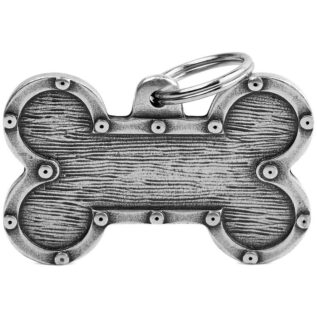 MyFamily Bronx Bone Futuristic XLarge Pet ID Tag