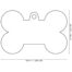 MyFamily Bronx Bone Futuristic XLarge Pet ID Tag