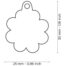 MyFamily Charms Daisy Small Pet ID Tag