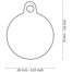 MyFamily Charms I Love Mom Small Pet ID Tag