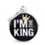 MyFamily Charms I'm The King Small Pet ID Tag