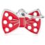 MyFamily Charms Red Bow Tie Small Pet ID Tag