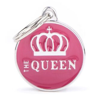 MyFamily Charms The Queen Small Pet ID Tag