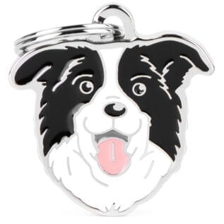 MyFamily Friends Border Collie Pet ID Tag