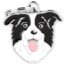 MyFamily Friends Border Collie Pet ID Tag