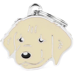 MyFamily Friends Golden Retriever Pet ID Tag