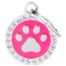 MyFamily Glam Pink Paw Pet ID Tag