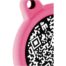 MyFamily Hushtag Plus QR Code Circle Pet ID Tag With Rubber - Large/Pink
